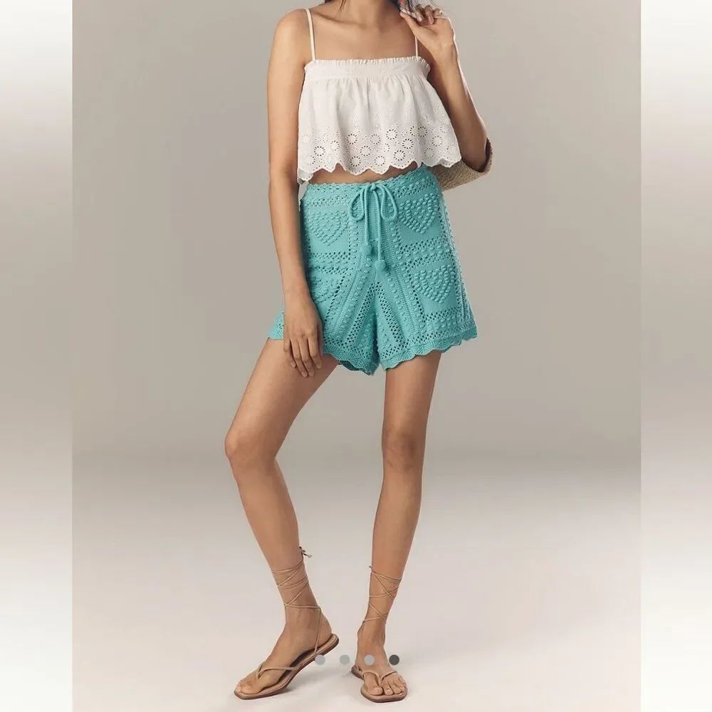 FARM Rio Crochet  Tie Shorts - Picture 4 of 4